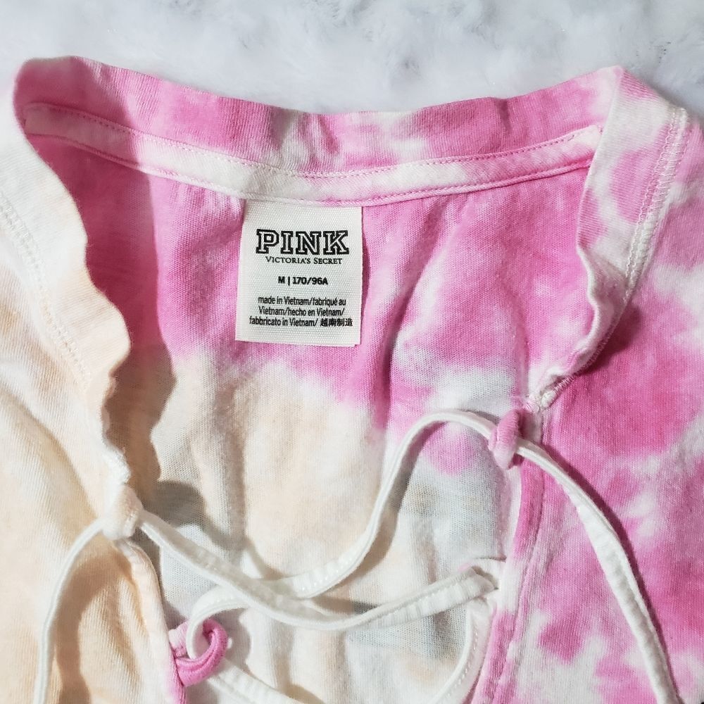 Victorias Secret PINK tie dye size medium long sleeve Chicago top - Picture 3 of 7